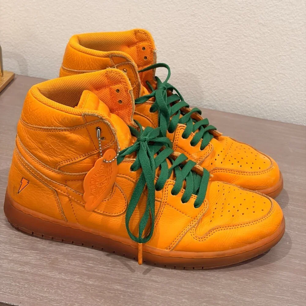 Men's Jordan 1 Retro High Gatorade Orange Peel Size 10.5